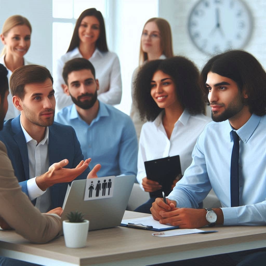 Salary negotiation meeting