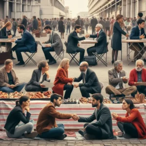 Example: coaching and mentoring with open-ended questions.